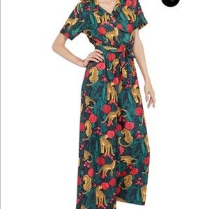 America & Beyond Wide Leg Jaguar Jumpsuit - XXL